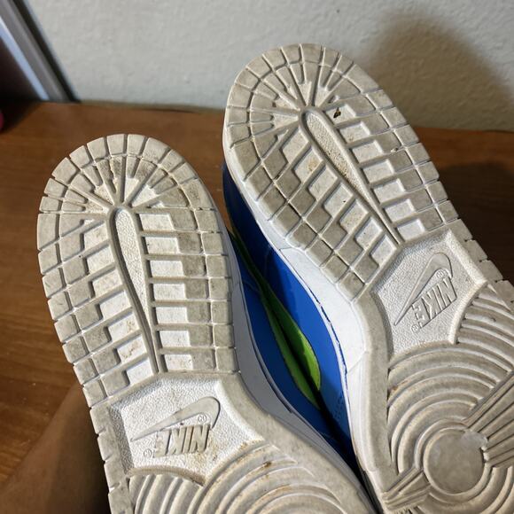 Nike Dunk Low Premium ID By You Mens Size 9.5 Blue Green Goin Go - Picture 5 of 7